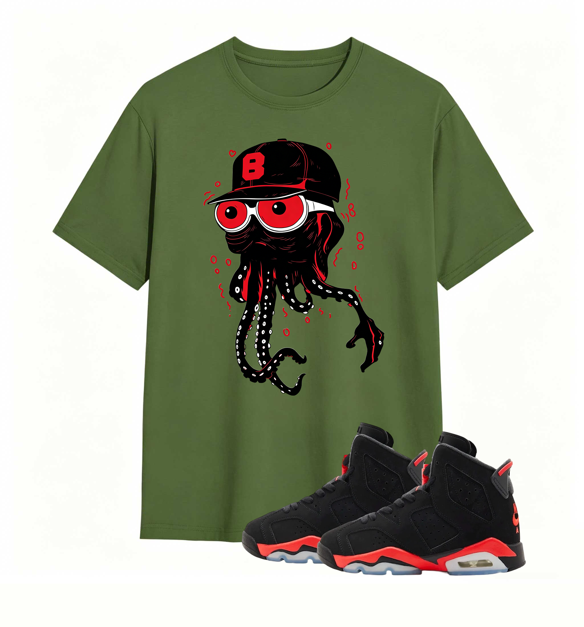 Octopus in the cut, paired with my AJ6 Infrared