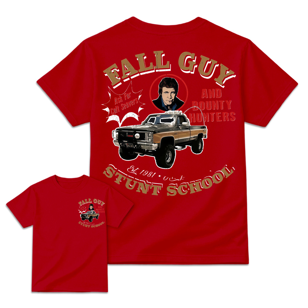 Classic Stuntman Film Graphic Tee, Retro 80s Action Movie T-Shirt