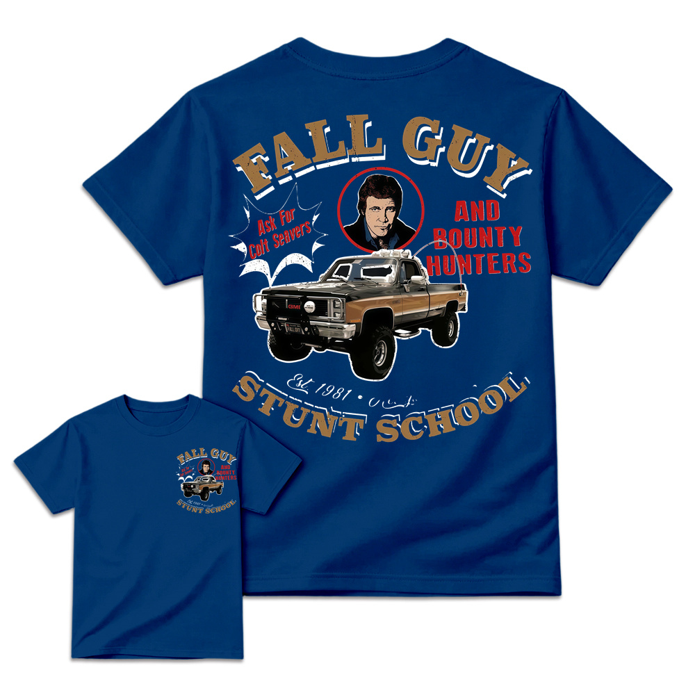 Classic Stuntman Film Graphic Tee, Retro 80s Action Movie T-Shirt