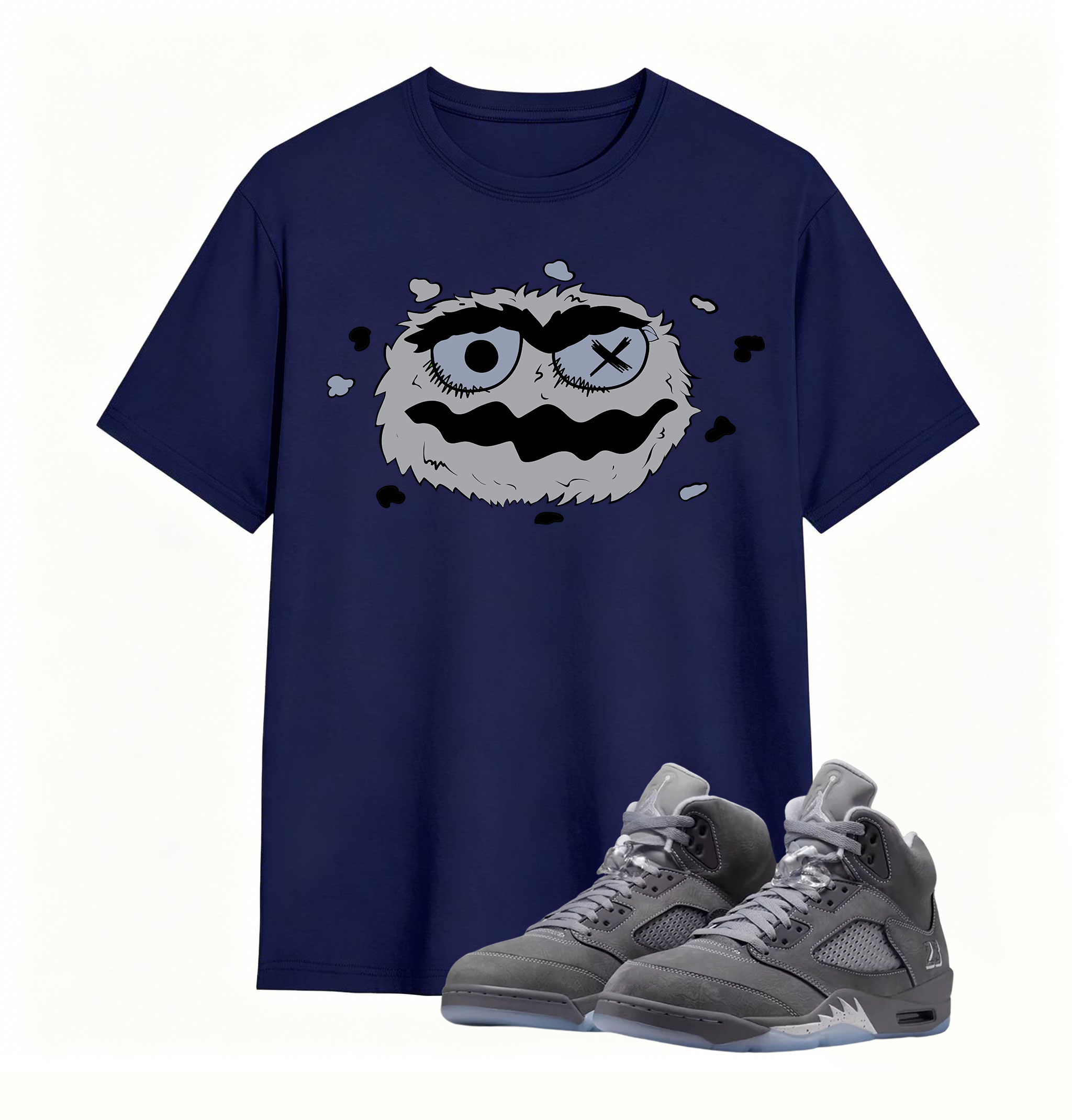 Dark Art Giant Creature And Child AJ5 Casual Tee