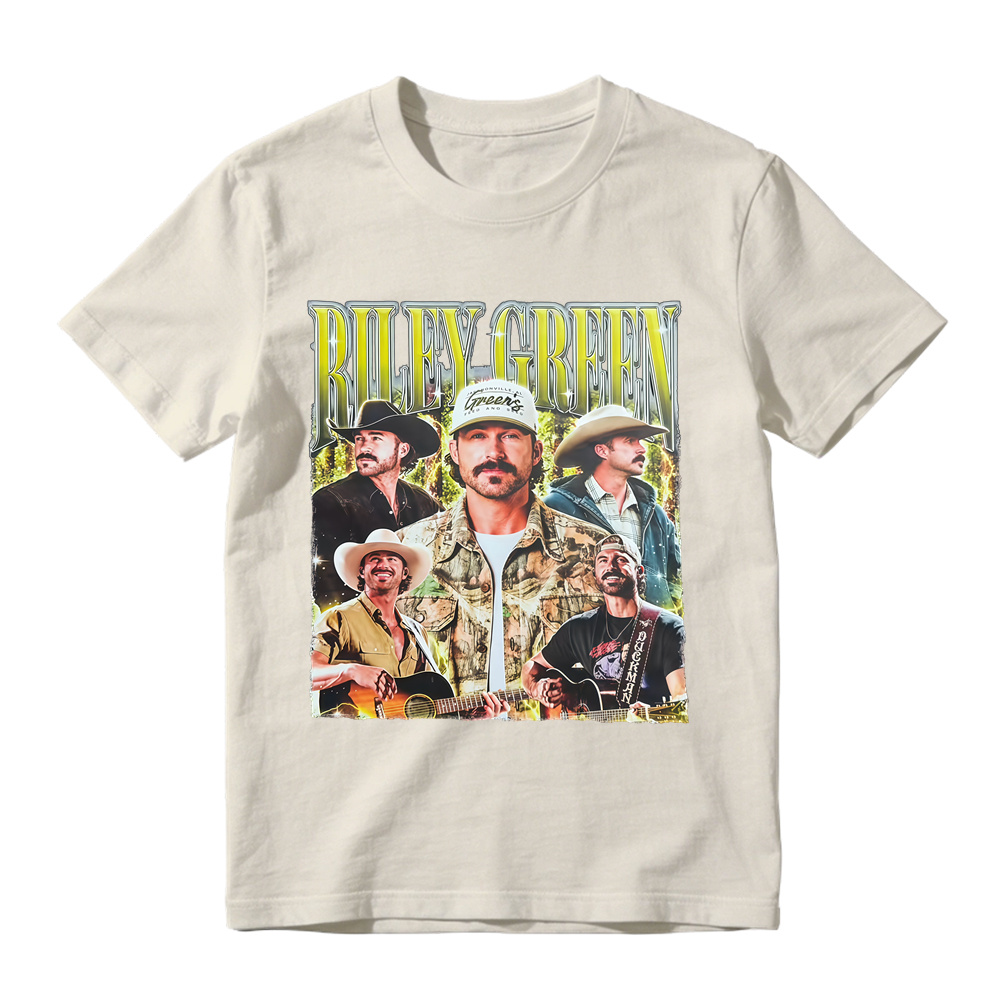 Vintage Country Music Graphic T Shirt Western Cowboy Band Print Casual Short Sleeve Tee