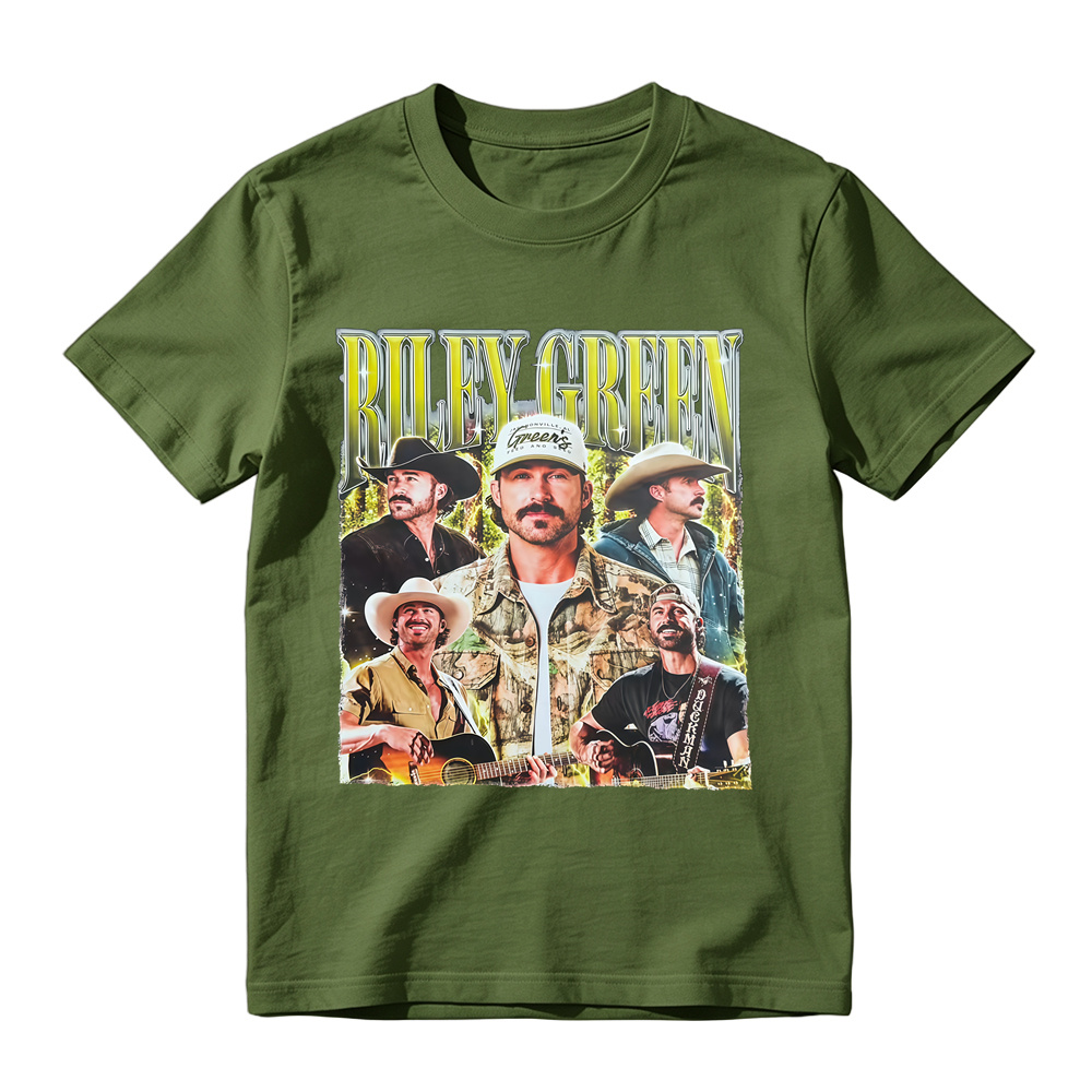 Vintage Country Music Graphic T Shirt Western Cowboy Band Print Casual Short Sleeve Tee