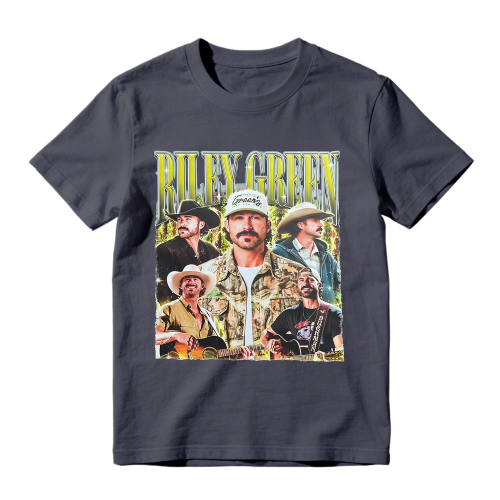 Vintage Country Music Graphic T Shirt Western Cowboy Band Print Casual Short Sleeve Tee
