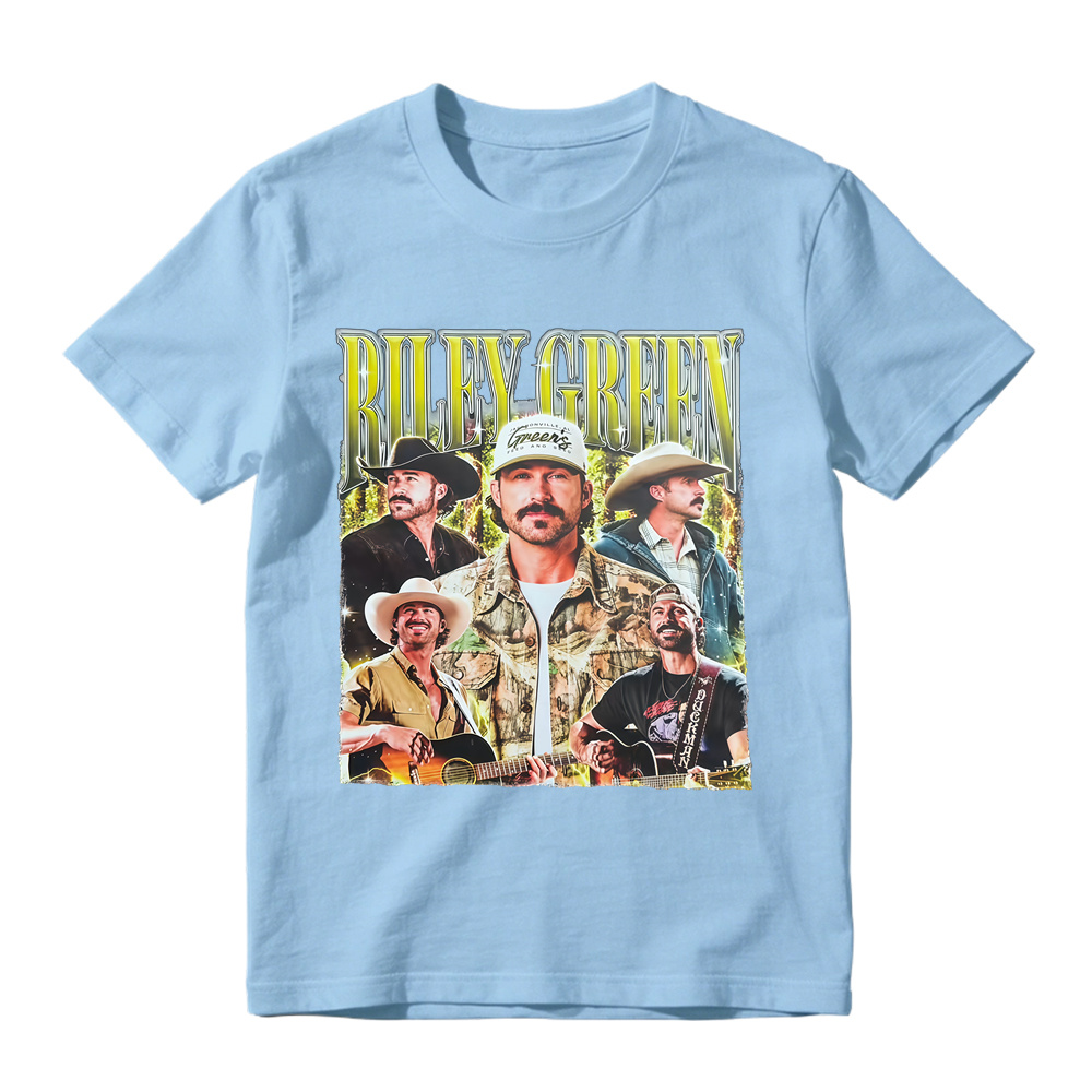Vintage Country Music Graphic T Shirt Western Cowboy Band Print Casual Short Sleeve Tee