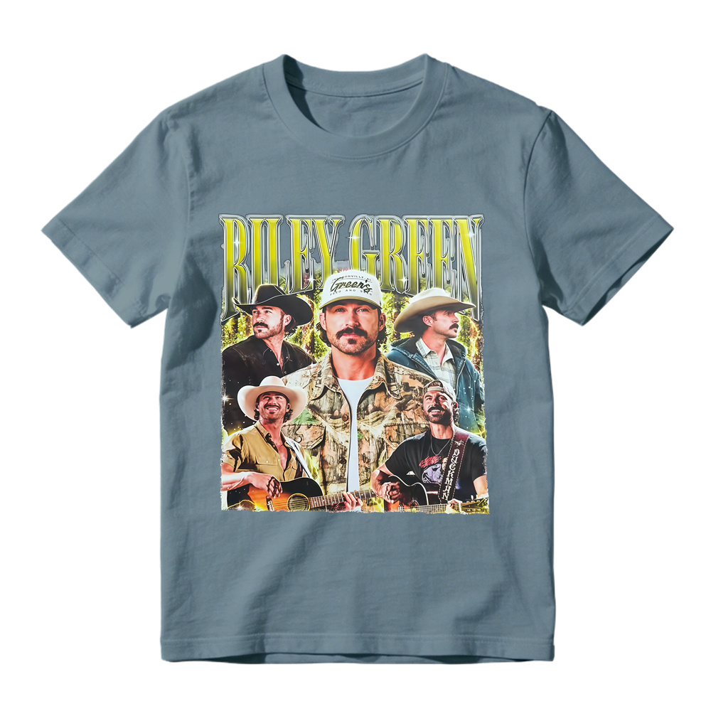 Vintage Country Music Graphic T Shirt Western Cowboy Band Print Casual Short Sleeve Tee