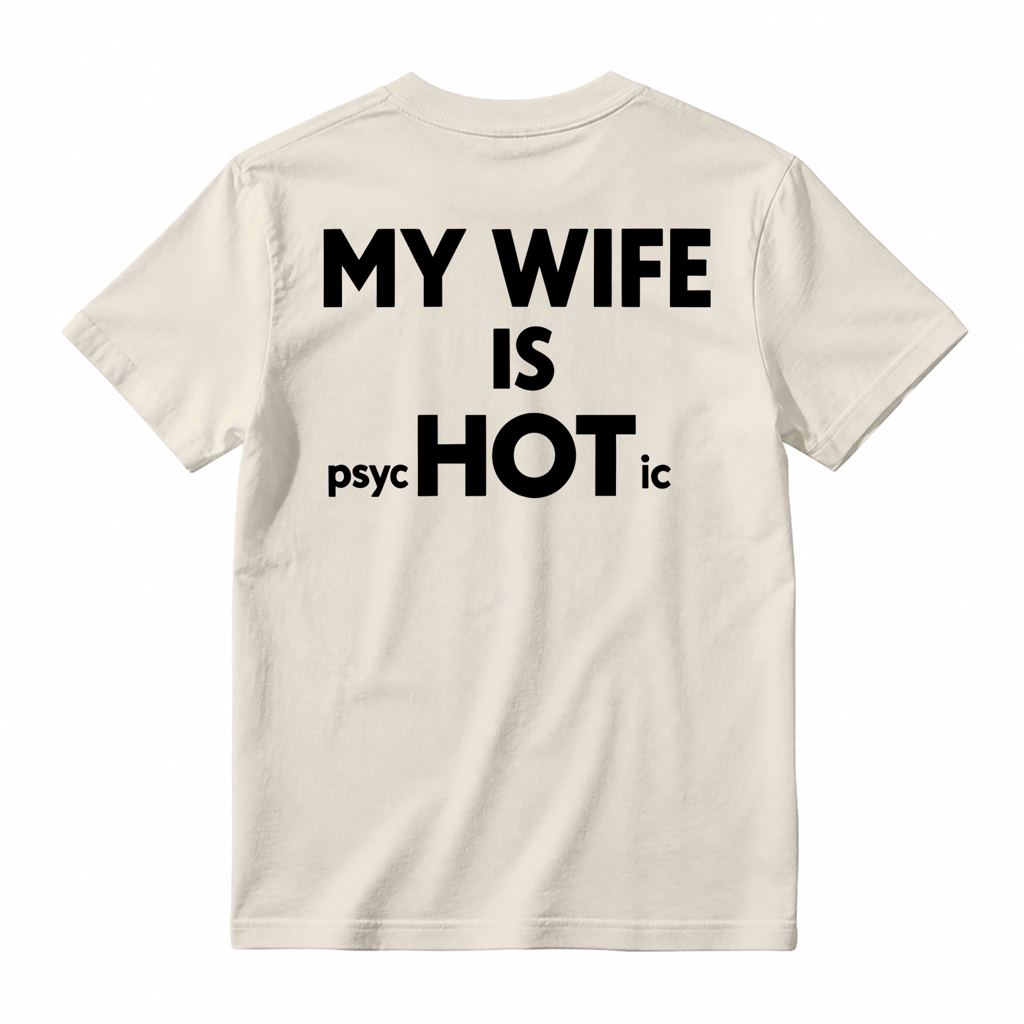 My Wife Is Psyc Hot Ic Men's Monkey Back T-shirt