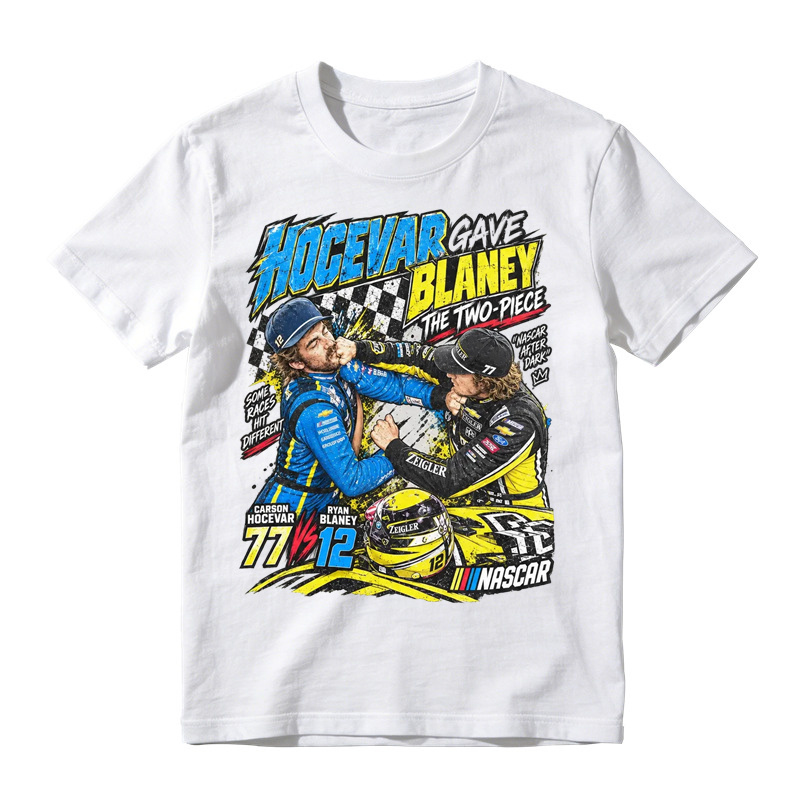 Ryan Blaney vs Carson Hocevar Shirt, Carson Hocevar Ryan Blaney Fight Sweatshirt, Racing Graphic Tee