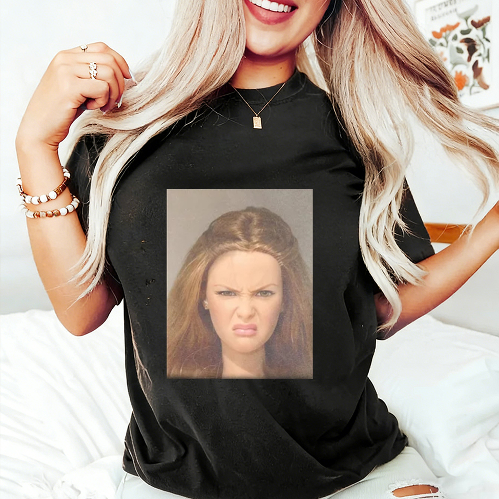 Unique and Fun Doll-Shaped Girl Emoji 100% Cotton Washed T-shirt.