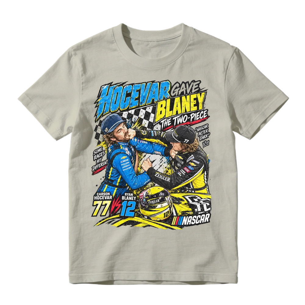 Ryan Blaney vs Carson Hocevar Shirt, Carson Hocevar Ryan Blaney Fight Sweatshirt, Racing Graphic Tee