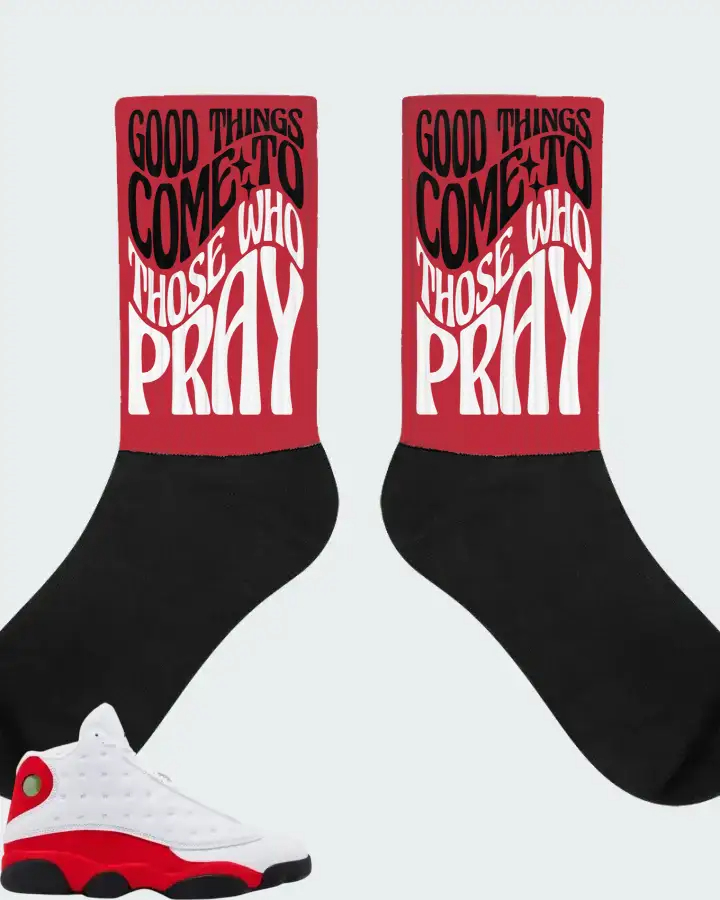  Air Jordan 13 Retro True Red 2026  Sneaker Matching Socks