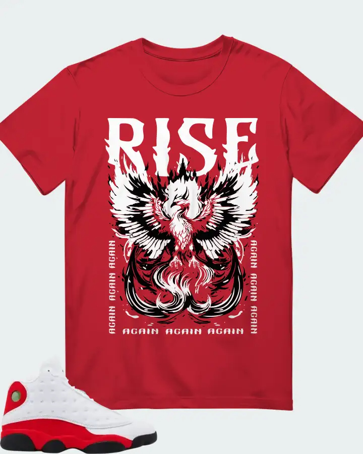 Air Jordan 13 Retro True Red 2026  Sneaker Matching T-Shirt