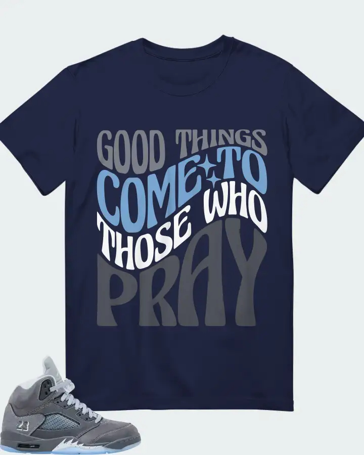 Air Jordan 5 Retro Wolf Grey 2026  Sneaker Matching T-Shirt