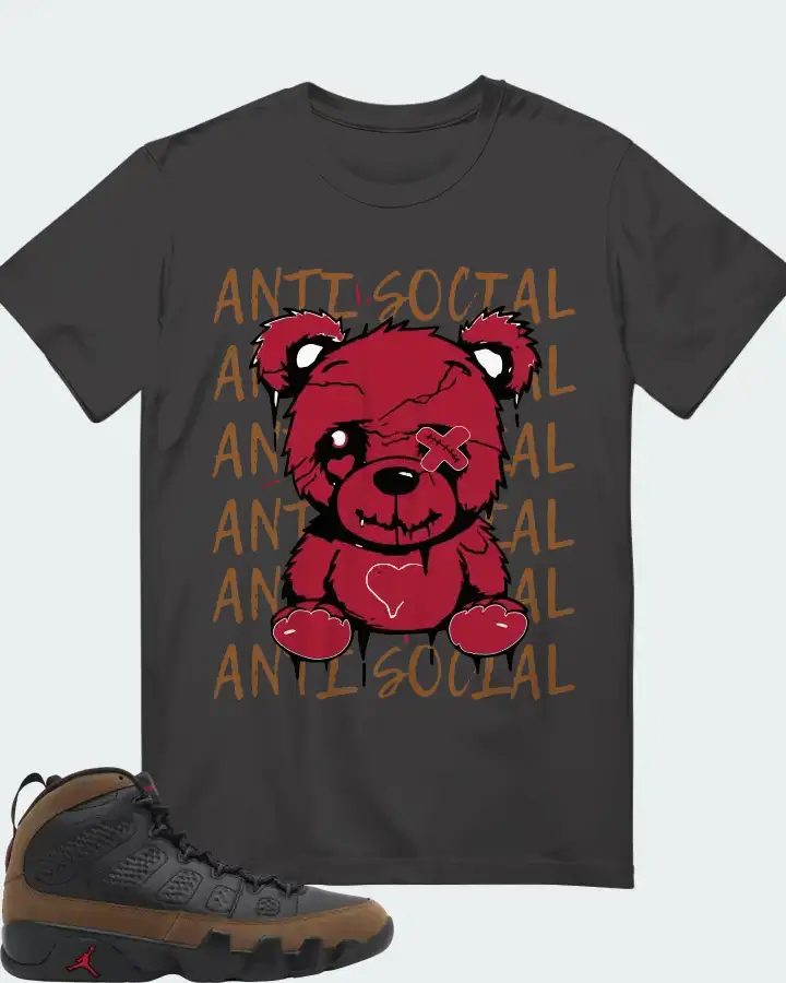 Air Jordan 9 Olive  Sneaker Matching T-Shirt