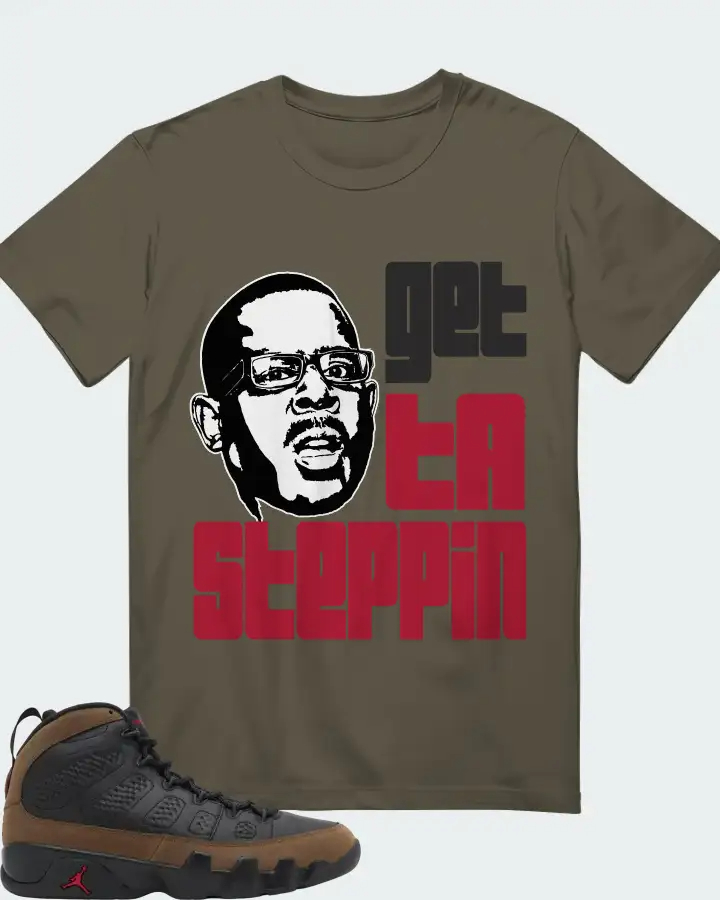 Air Jordan 9 Olive  Sneaker Matching T-Shirt
