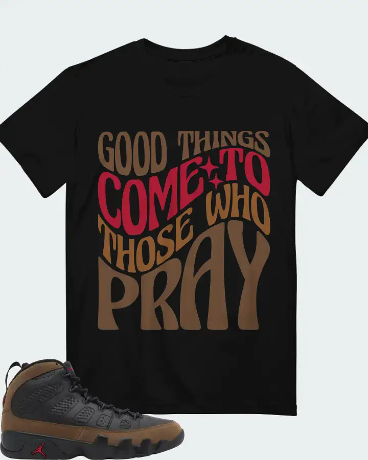 Air Jordan 9 Olive  Sneaker Matching T-Shirt