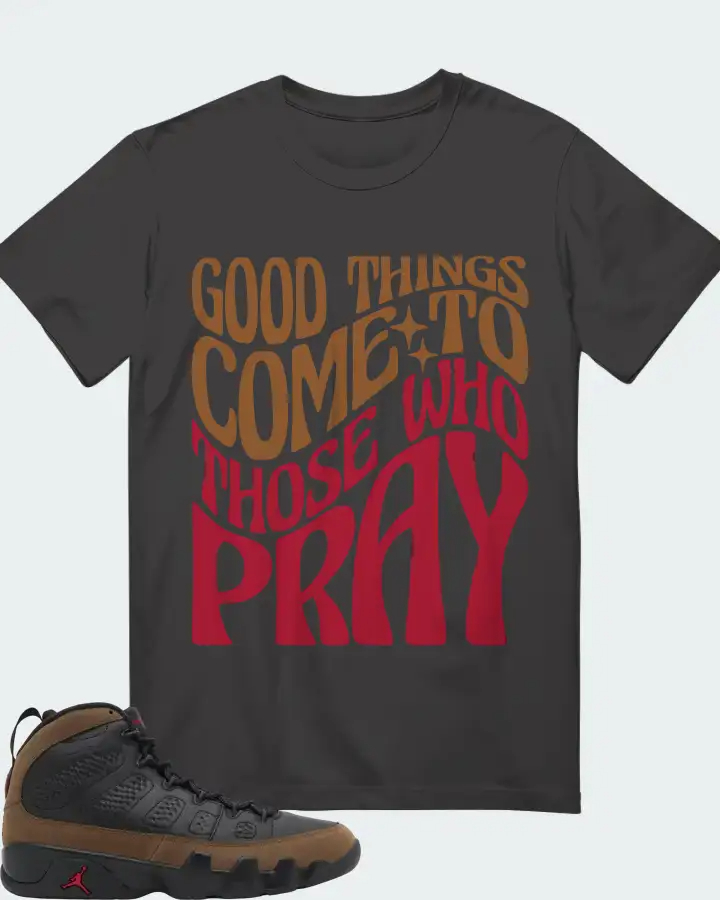 Air Jordan 9 Olive  Sneaker Matching T-Shirt