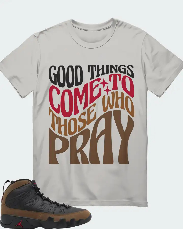 Air Jordan 9 Olive  Sneaker Matching T-Shirt