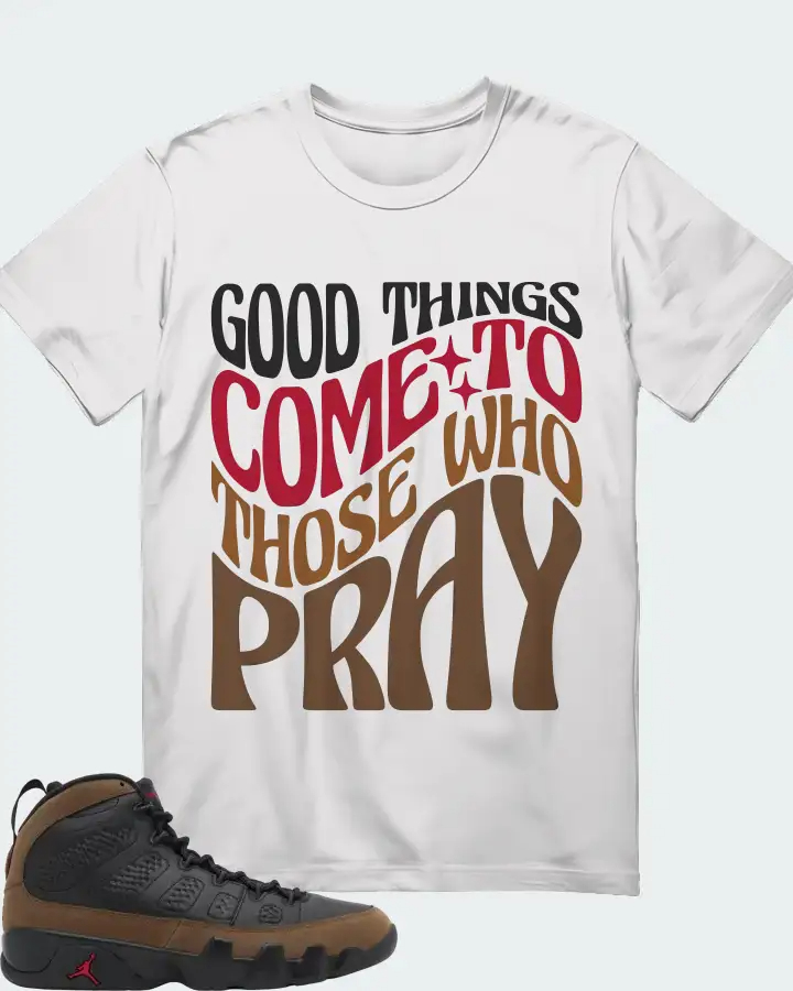 Air Jordan 9 Olive  Sneaker Matching T-Shirt