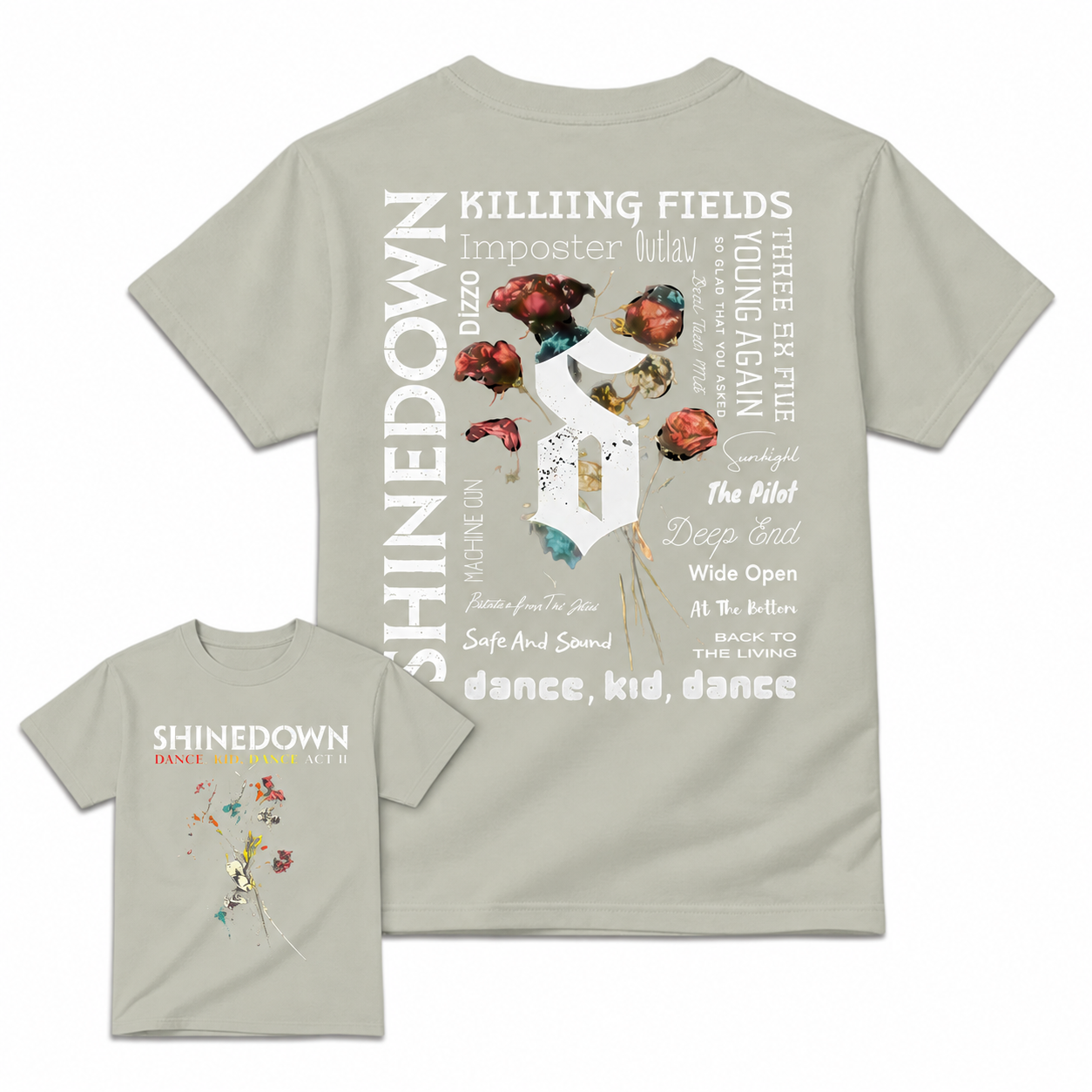 Shined0wn Dance Kid Dance Act II Rock Concert T-Shirt