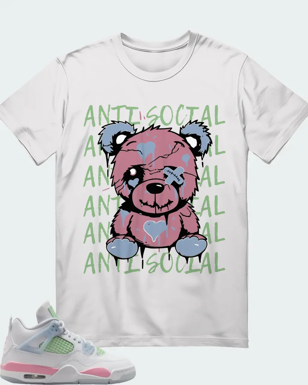 Jordan 4 Retro Valentine's Day (2026)  Sneaker Matching T-Shirt