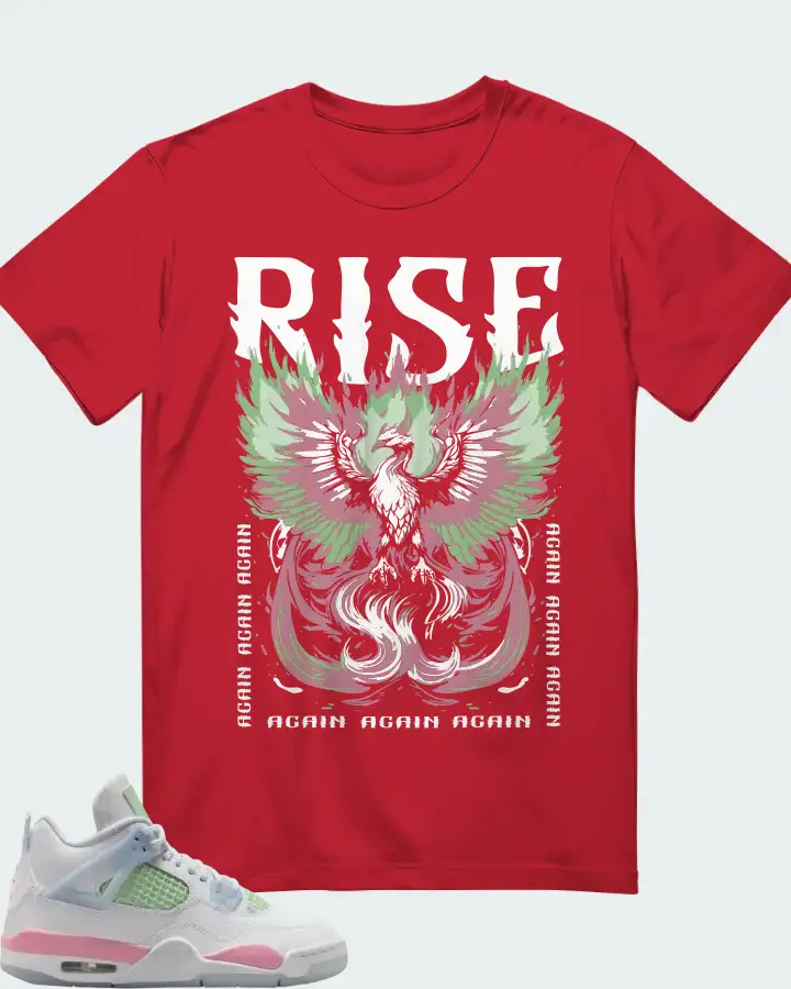 Jordan 4 Retro Valentine's Day (2026)  Sneaker Matching T-Shirt