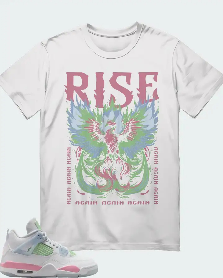 Jordan 4 Retro Valentine's Day (2026)  Sneaker Matching T-Shirt