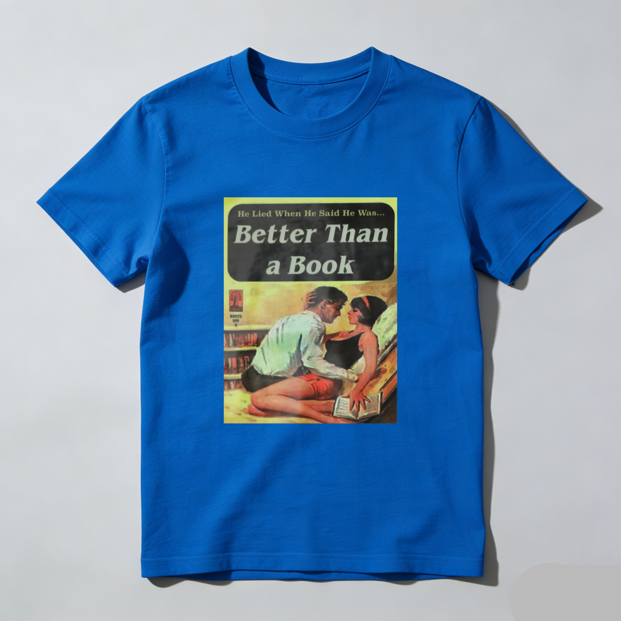 Better Than A Book Romance Cover Art tshirt 100% cotton