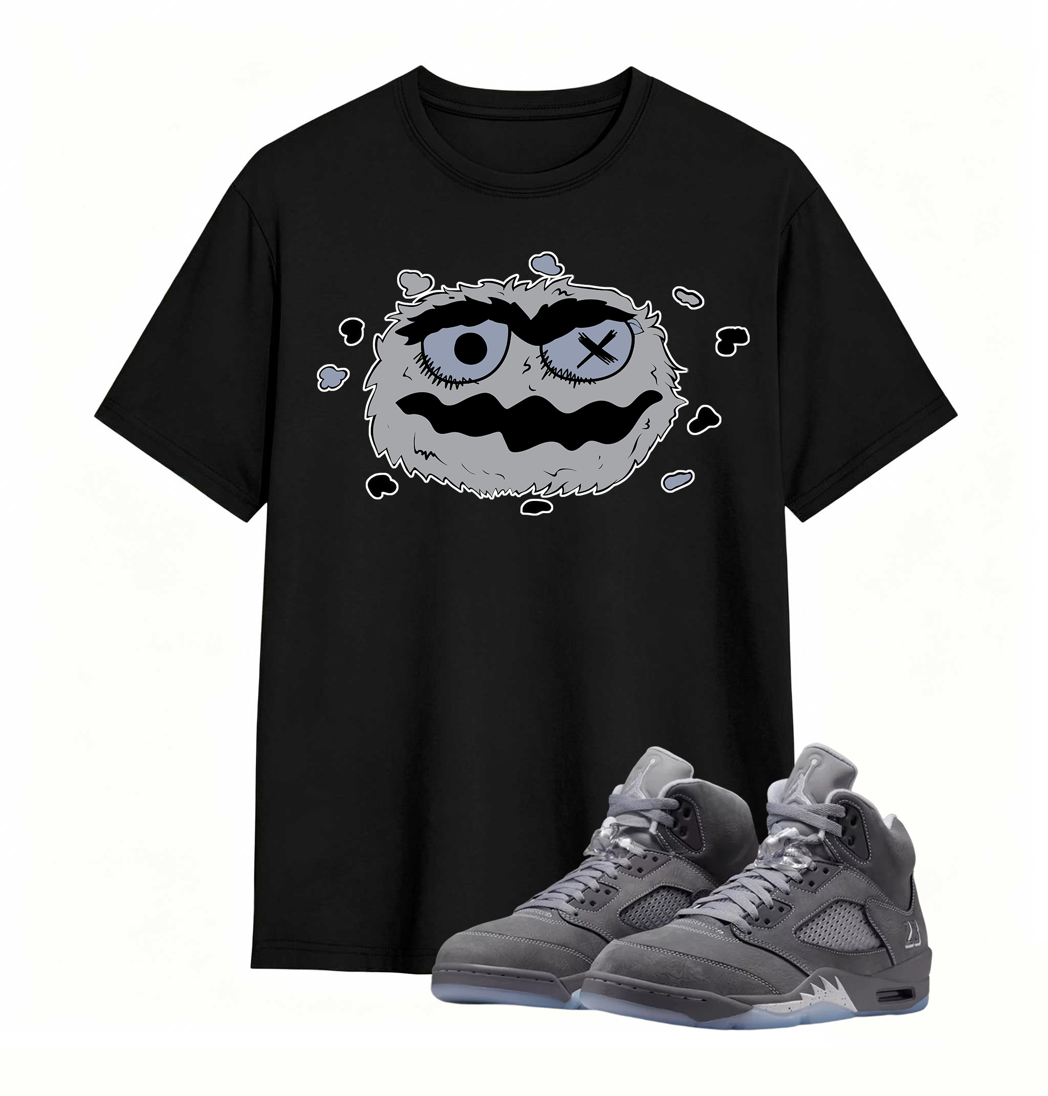 Dark Art Giant Creature And Child AJ5 Casual Tee