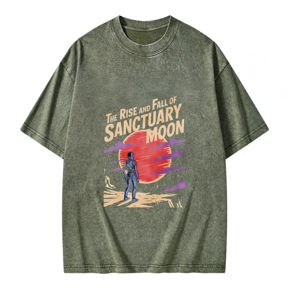 Unisex Washable T-shirt The Rise And Fall Of Sanctuary Moon