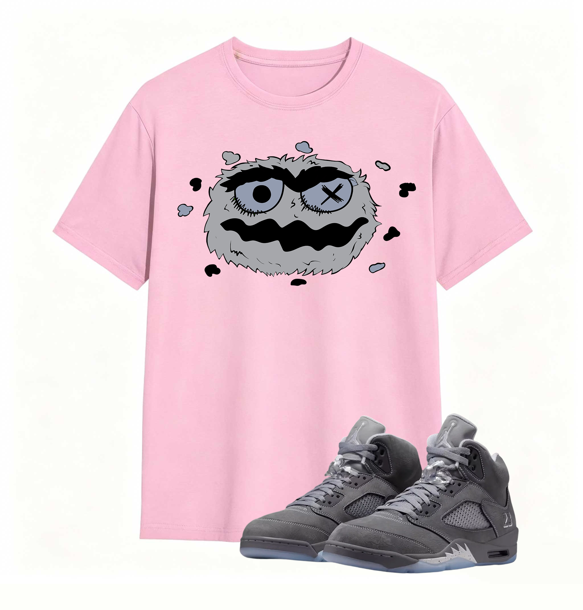 Dark Art Giant Creature And Child AJ5 Casual Tee