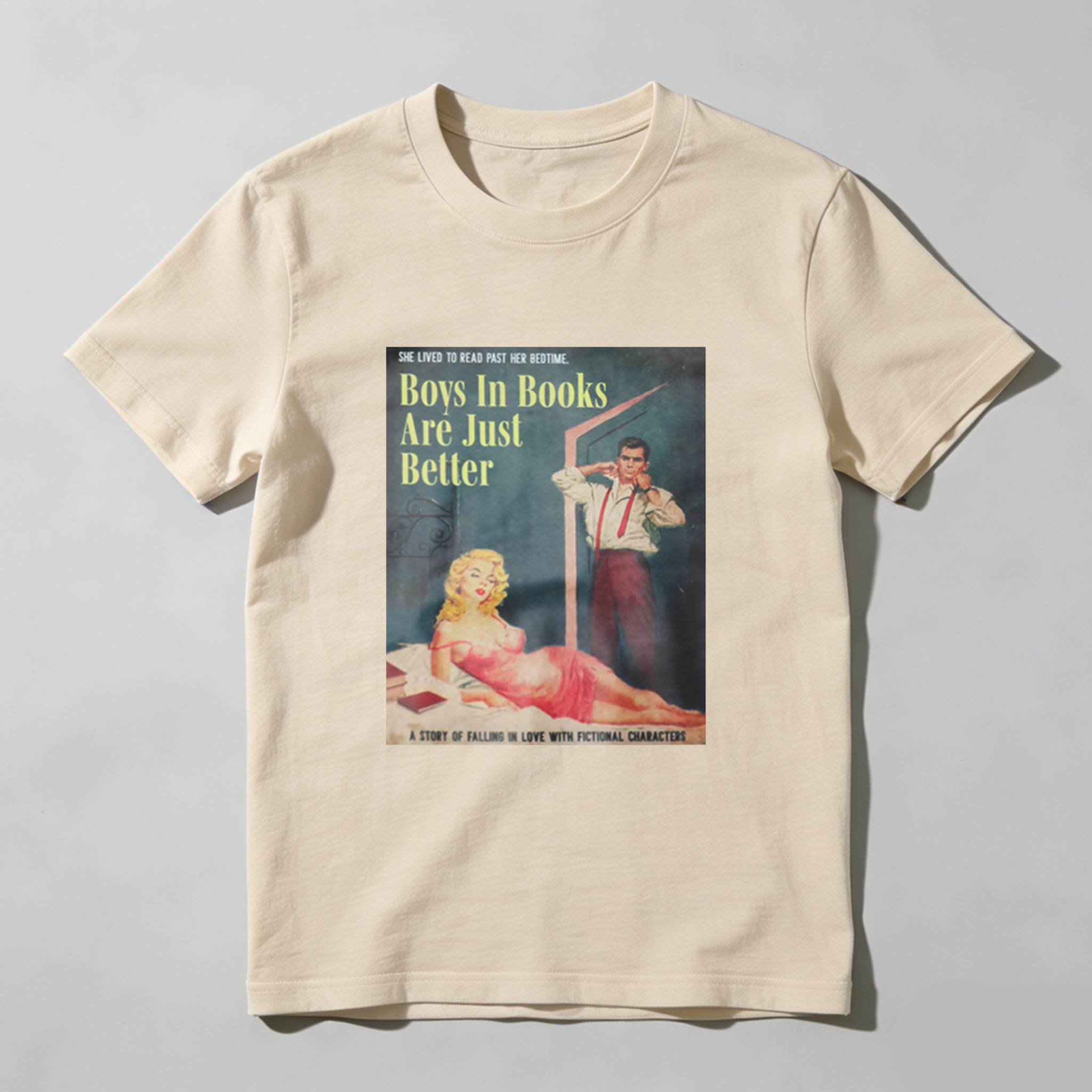 Boys In Books Are Just Better tshirt 100% cotton
