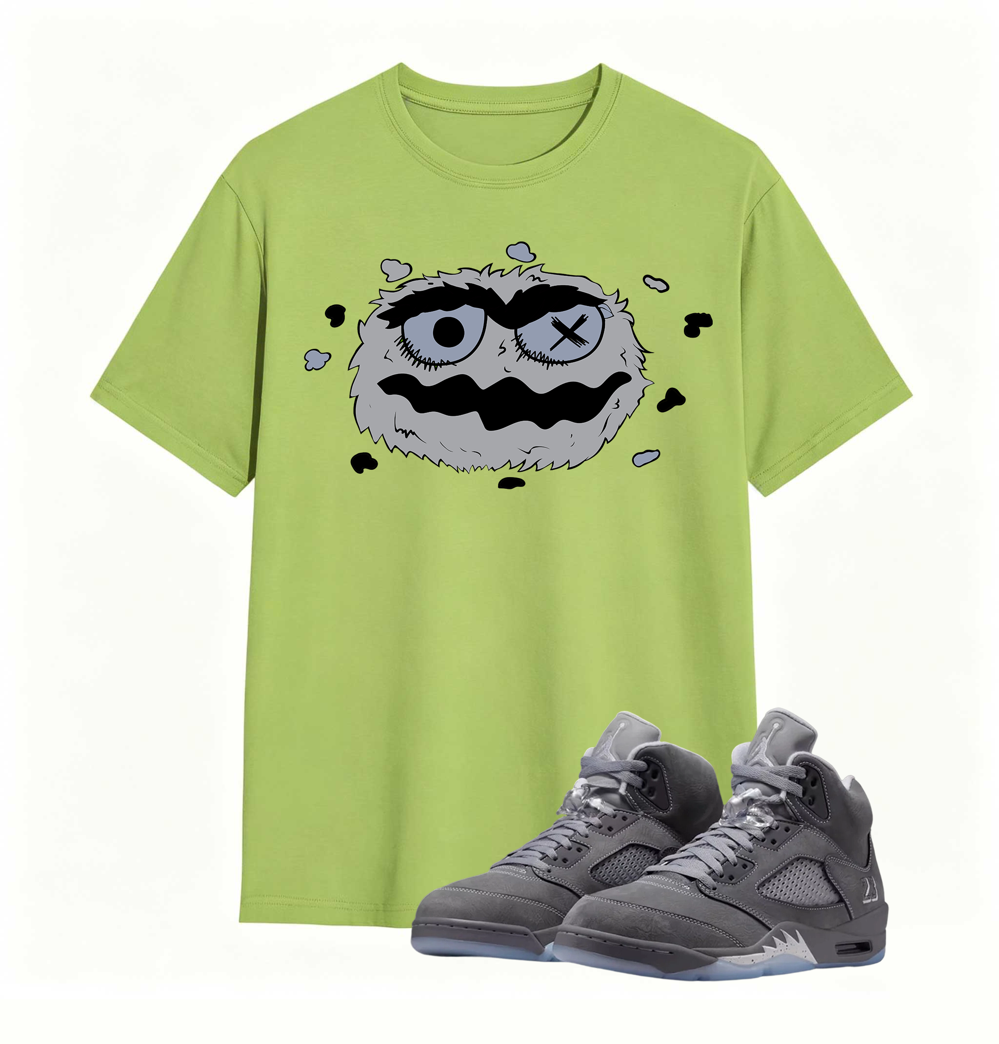 Dark Art Giant Creature And Child AJ5 Casual Tee
