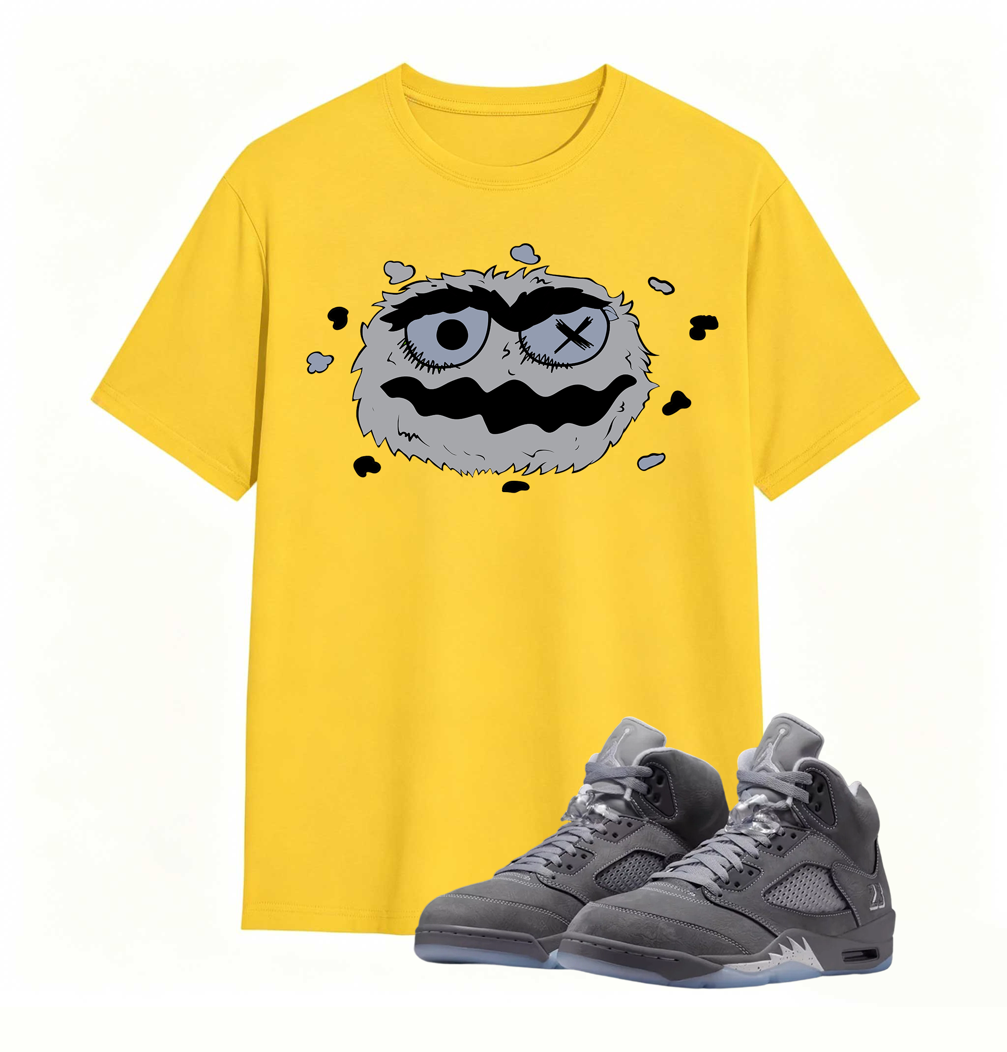 Dark Art Giant Creature And Child AJ5 Casual Tee