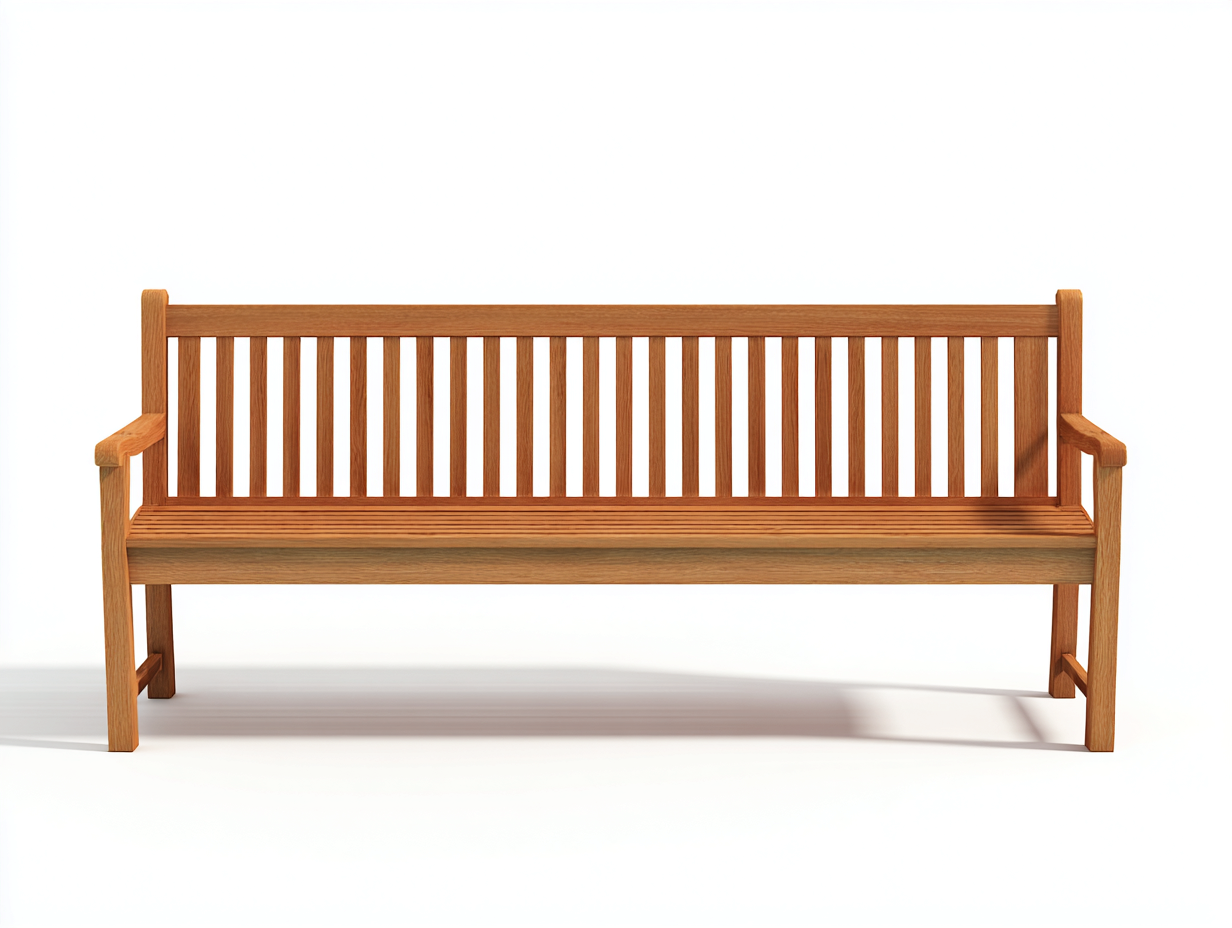 Panca da giardino in legno 160x60x85 cm - naturale - design classico per esterno-Casagobay