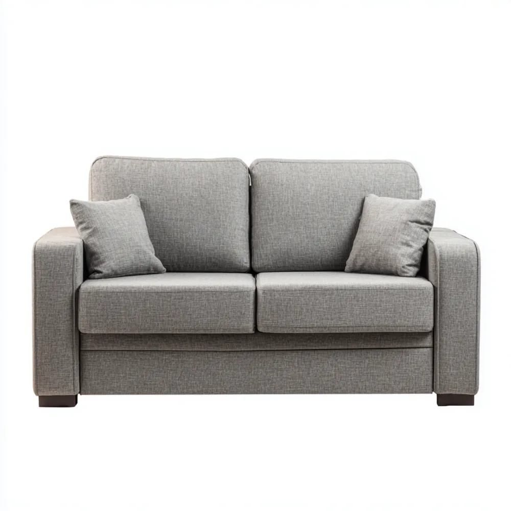 2-Sitzer-Sofa Stoff 150x85x90 cm - Hellgrau
