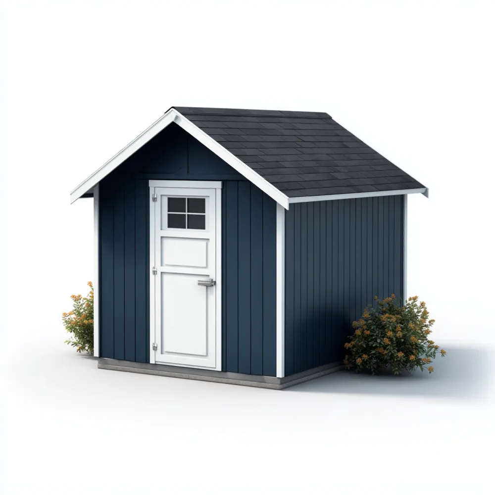 Gartenschuppen Holz 200x150x210 cm - Blau - Klassisches Design-Softanivo