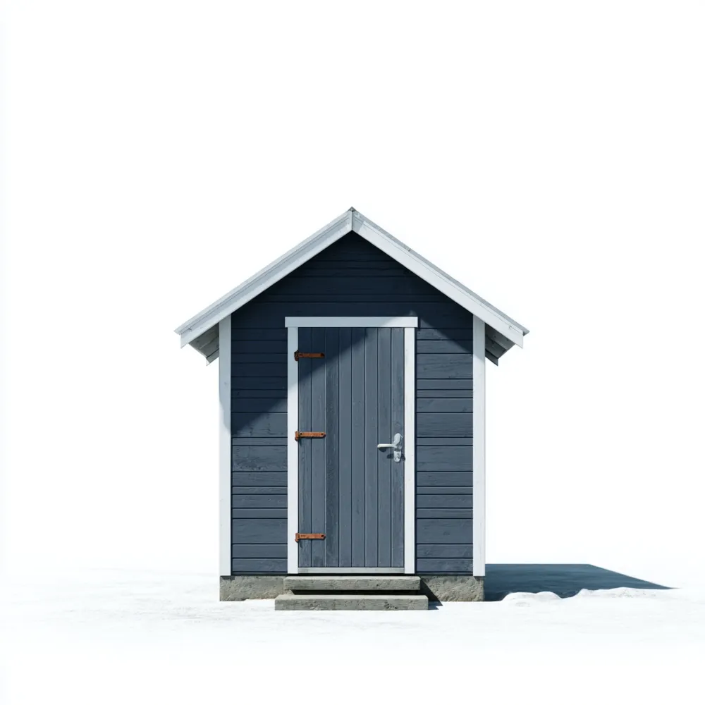 Gartenhaus Holz Grau 200x150x220 cm - Klassisches Design-Softanivo