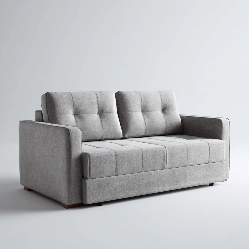 2-Sitzer-Sofa Stoffpolster 180x90x85 cm – Hellgrau – Modernes Design-Easeivor