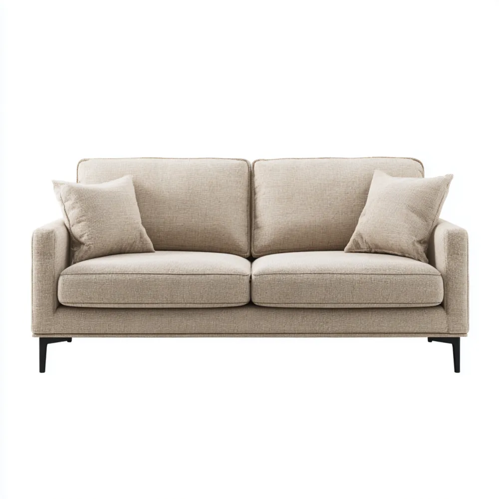 2-Sitzer-Sofa Stoff 150x85x90 cm – Beige – Modernes Design-Relaxanero