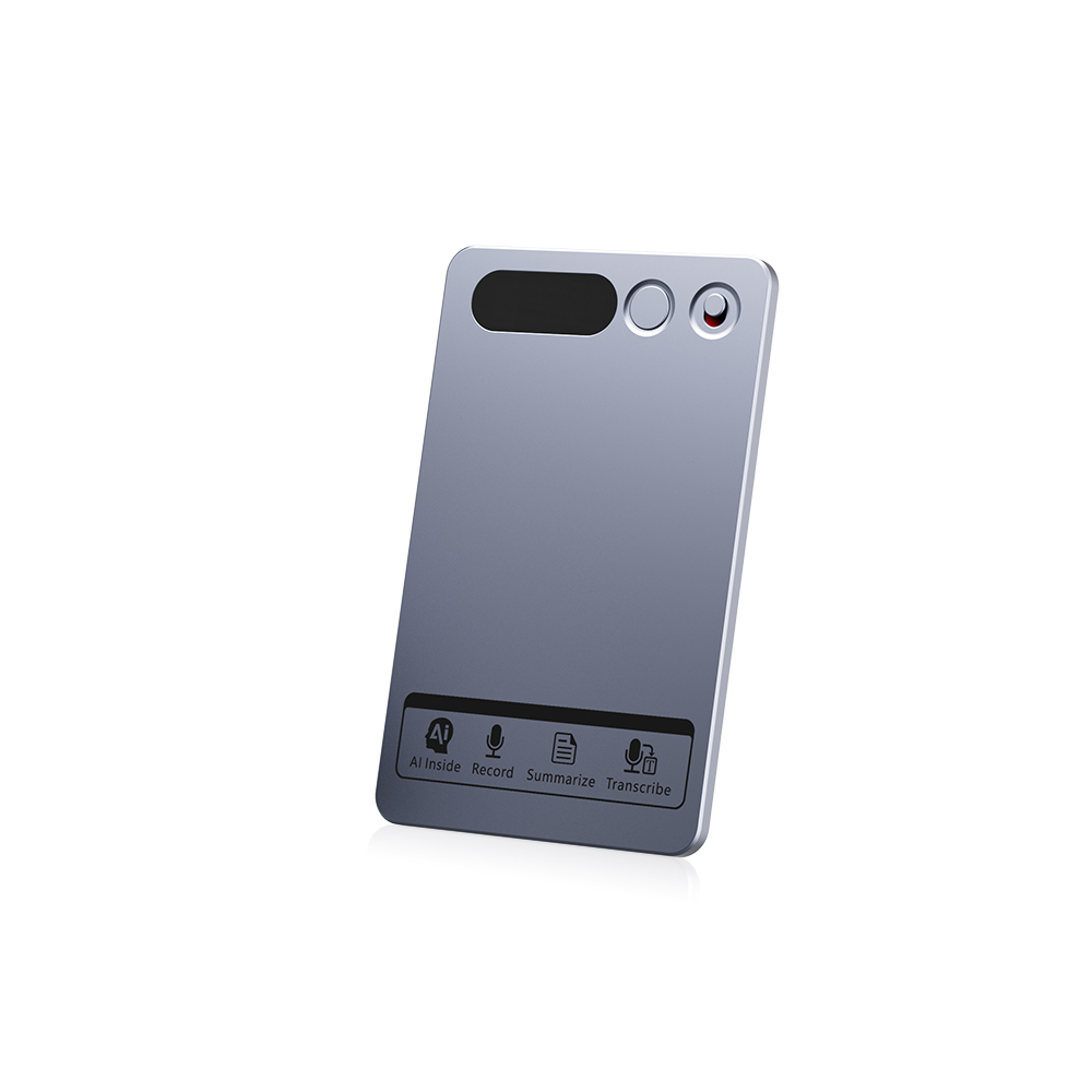 Recora KP70 AI Voice Recorder - 118 Languages & AI Summary, Ultra-Thin Portable Design