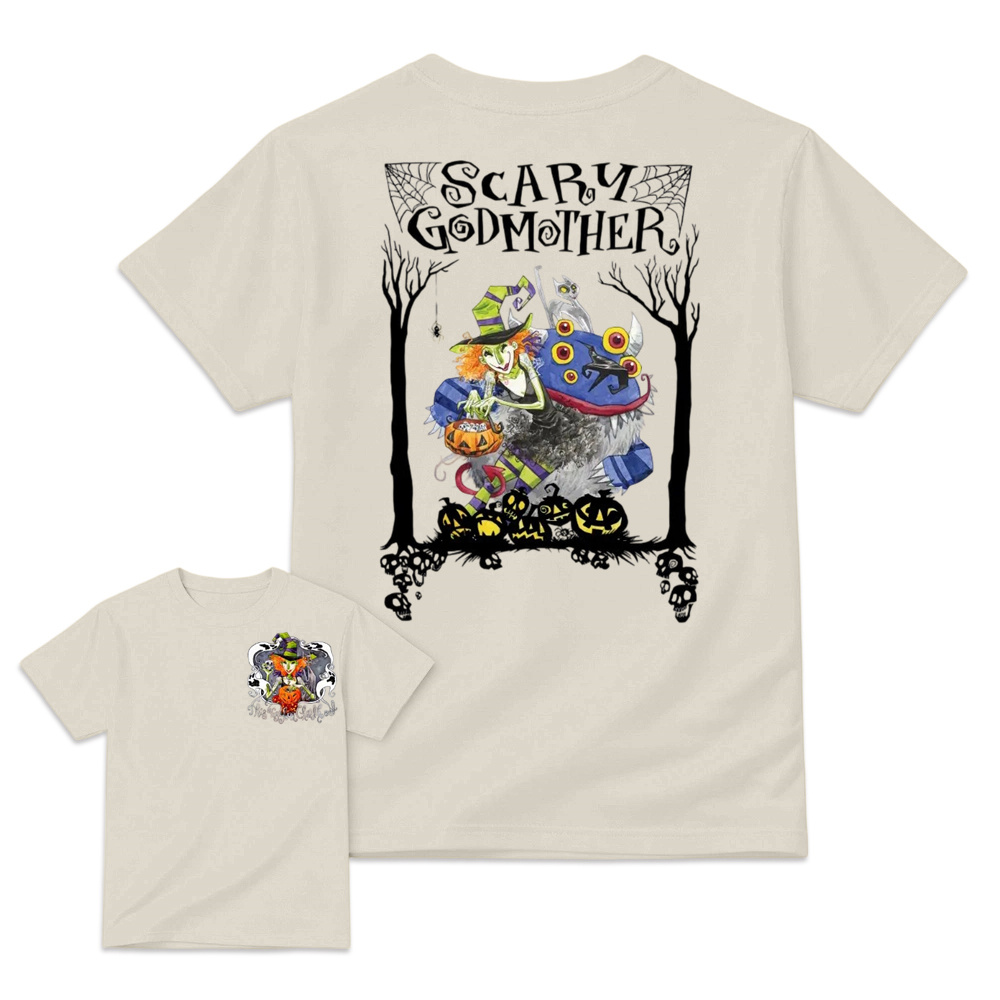 Scary Godmother Shirt, Old Movie Halloween Shirt, Movie Halloween Shirt, Halloween Shirts, Horror Shirt, Gift for Men and Women, MADE IN USA