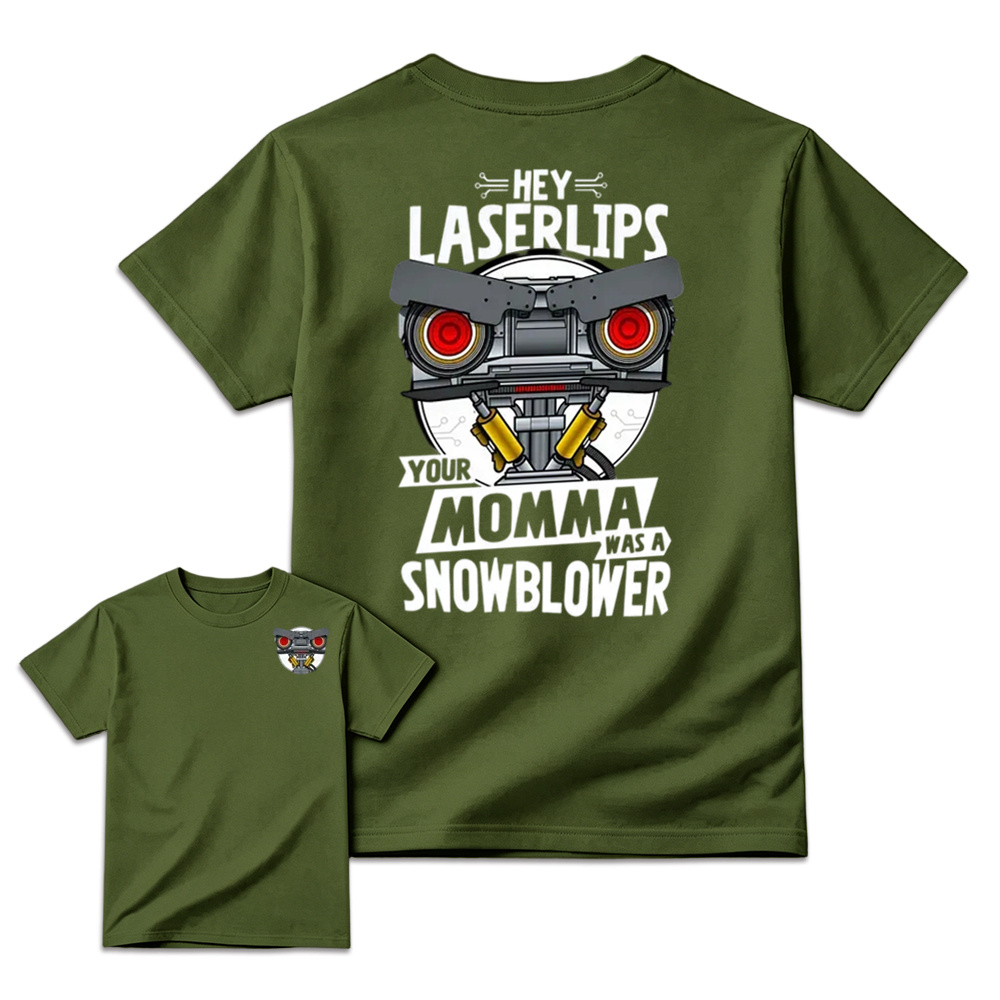 Short Circuit Shirt, Hey Laser Lip Your Mama Was A Snowblower Tee, Classic 80s Movie T-Shirt
