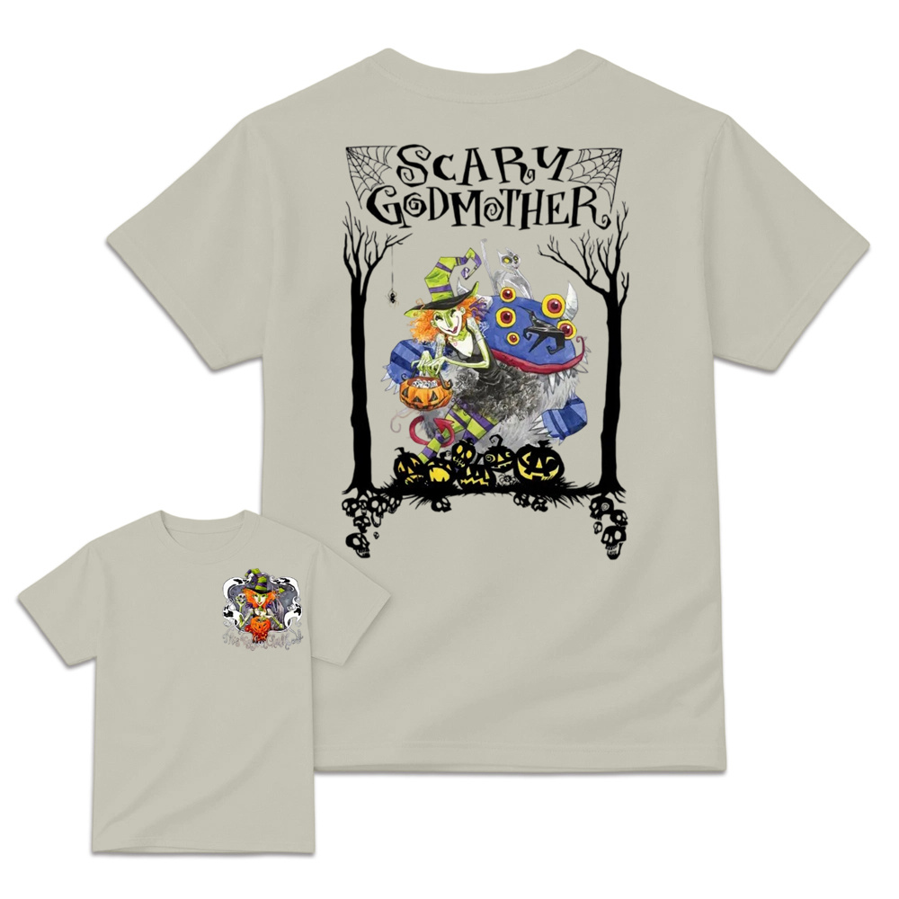Scary Godmother Shirt, Old Movie Halloween Shirt, Movie Halloween Shirt, Halloween Shirts, Horror Shirt, Gift for Men and Women, MADE IN USA