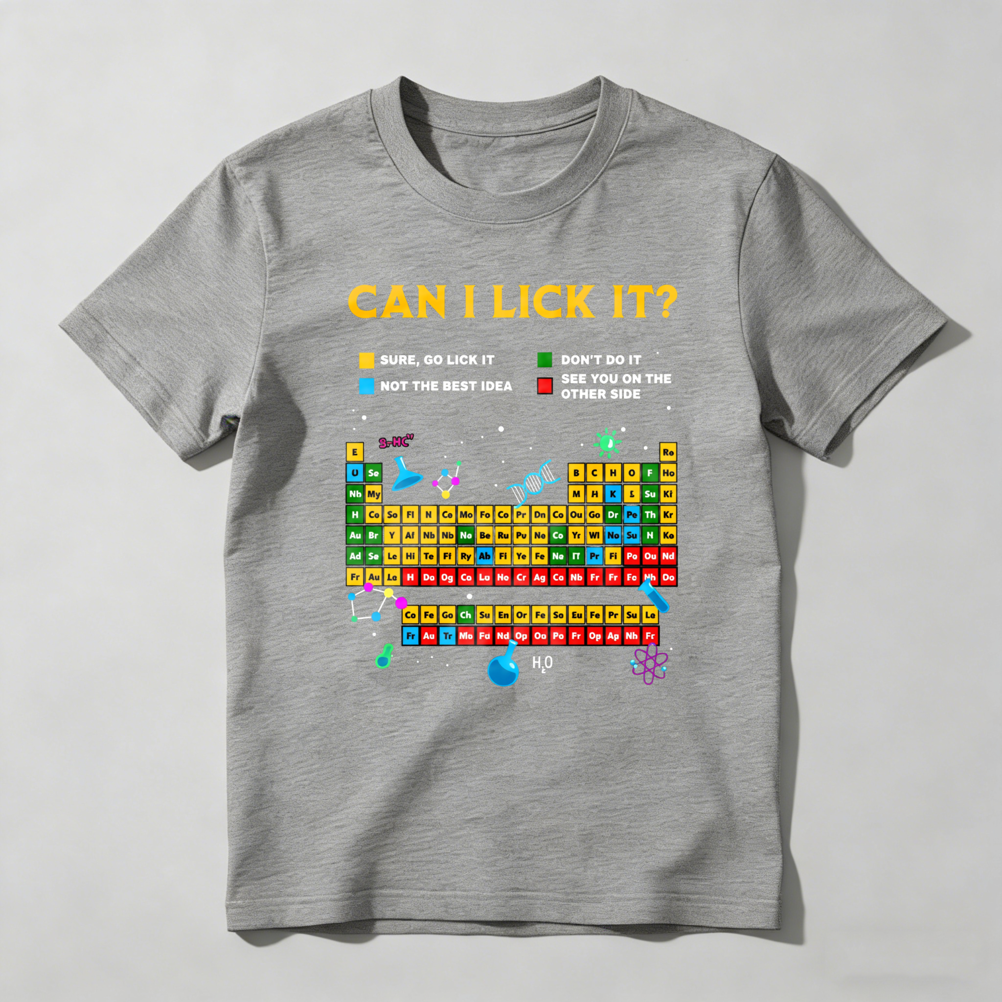  Dorawear™ Can I Lick It Periodic Table DW T-Shirt  