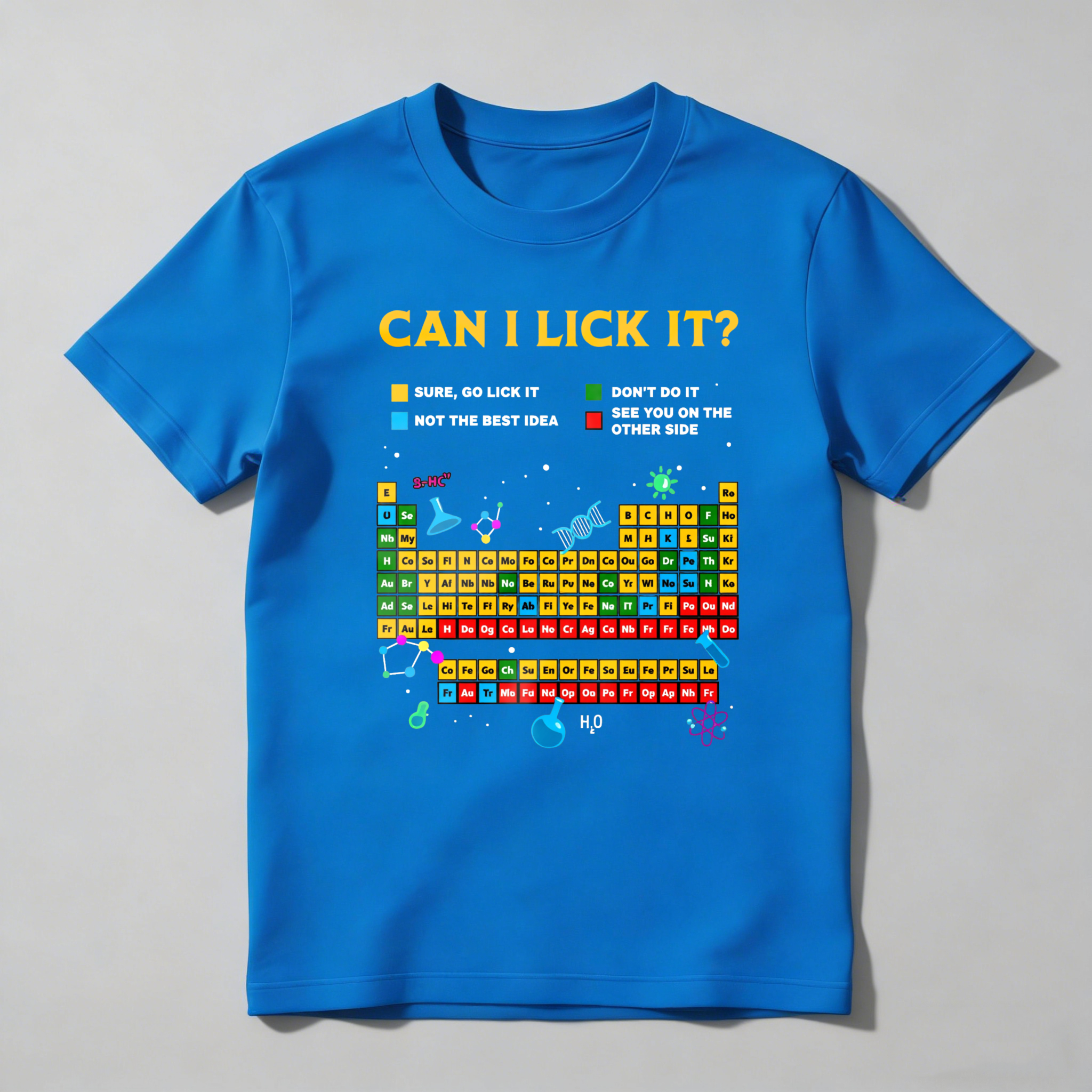  Dorawear™ Can I Lick It Periodic Table DW T-Shirt  