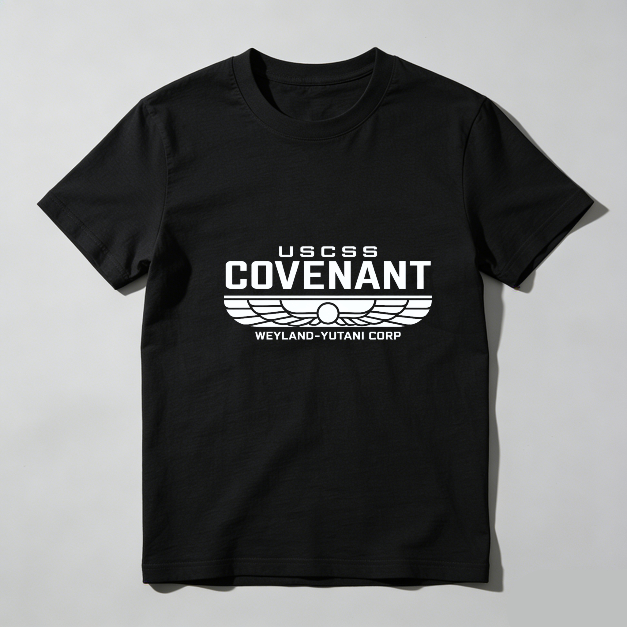 Dorawear™ Ussss Covenant Weyland Yutani Corp Pure Cotton Short Sleeve T Shirt-Dorawear