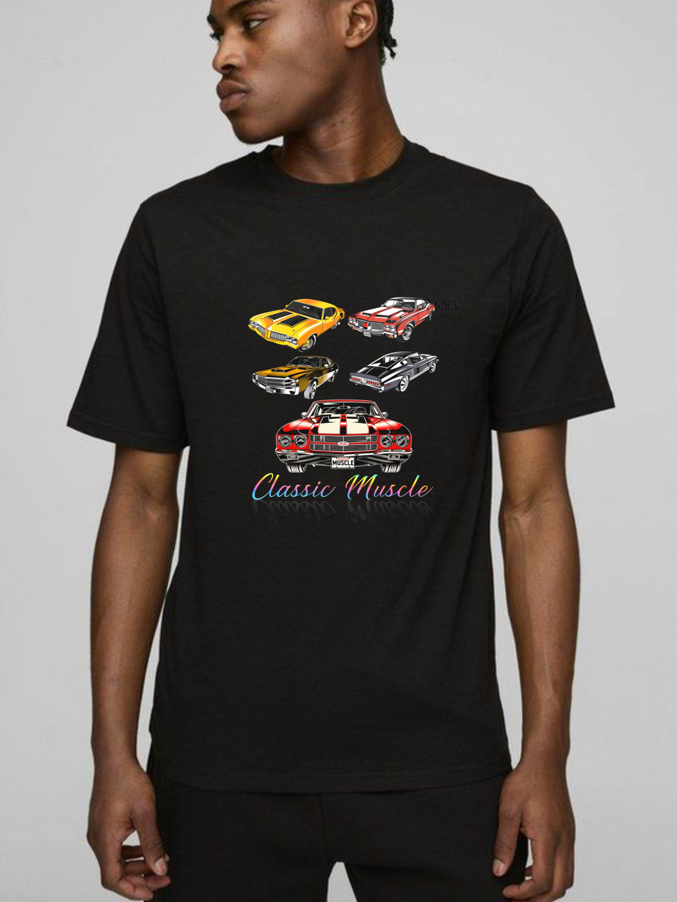 Dorawear Classic Muscle Cars Collection Design T Shirt