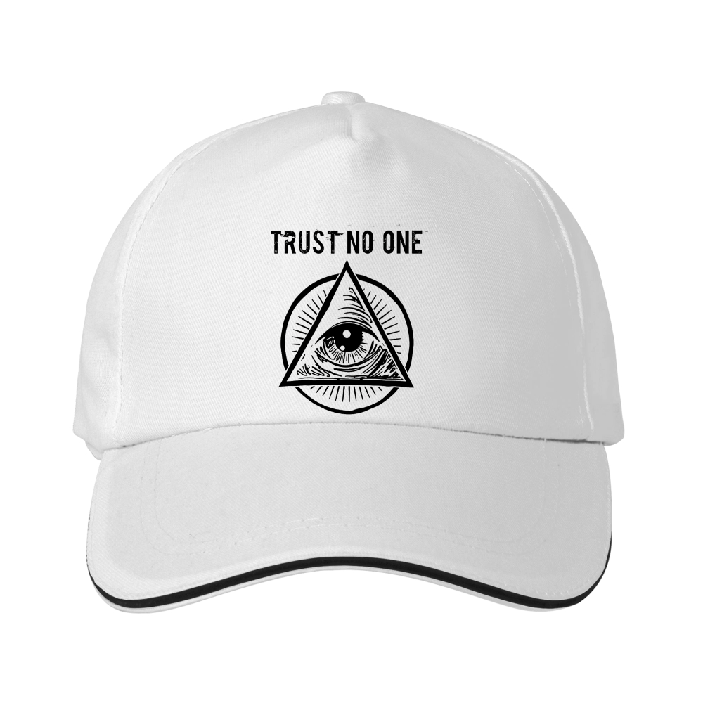 Dorawear™  Baseball Cap Trust No One All Seeing Eye Symbol For Casual Wear And Street Style