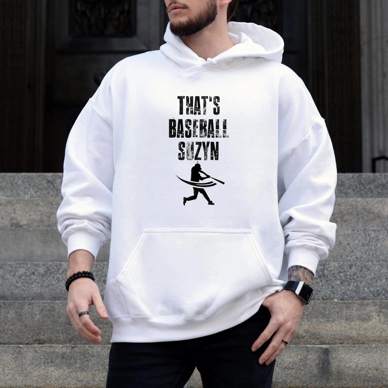 Dorawear™ Thats Baseball Suzyn Hoodie Sweatshirt Unisex Casual Sporty Graphic Pullover With Baseball Player Design For Fans And Enthusiasts-Dorawear