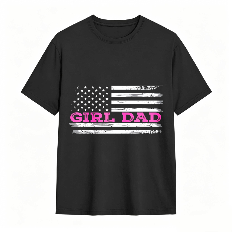 Dorawear™ American Flag Girl Dad Unisex Classic T-shirt